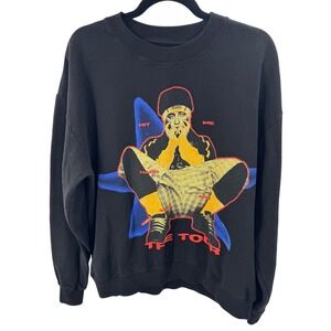 Billie Eilish Sweatshirt Hit Me Hard and Soft Tour Sweatshirt Women's Size L